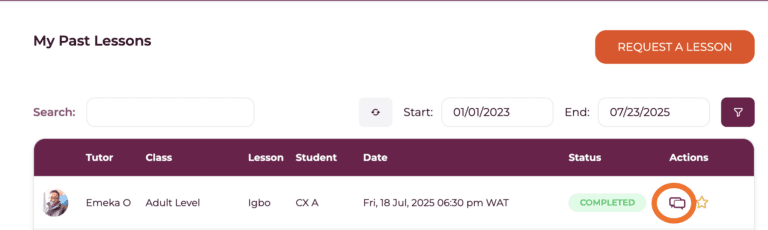 How to send a message to your tutor