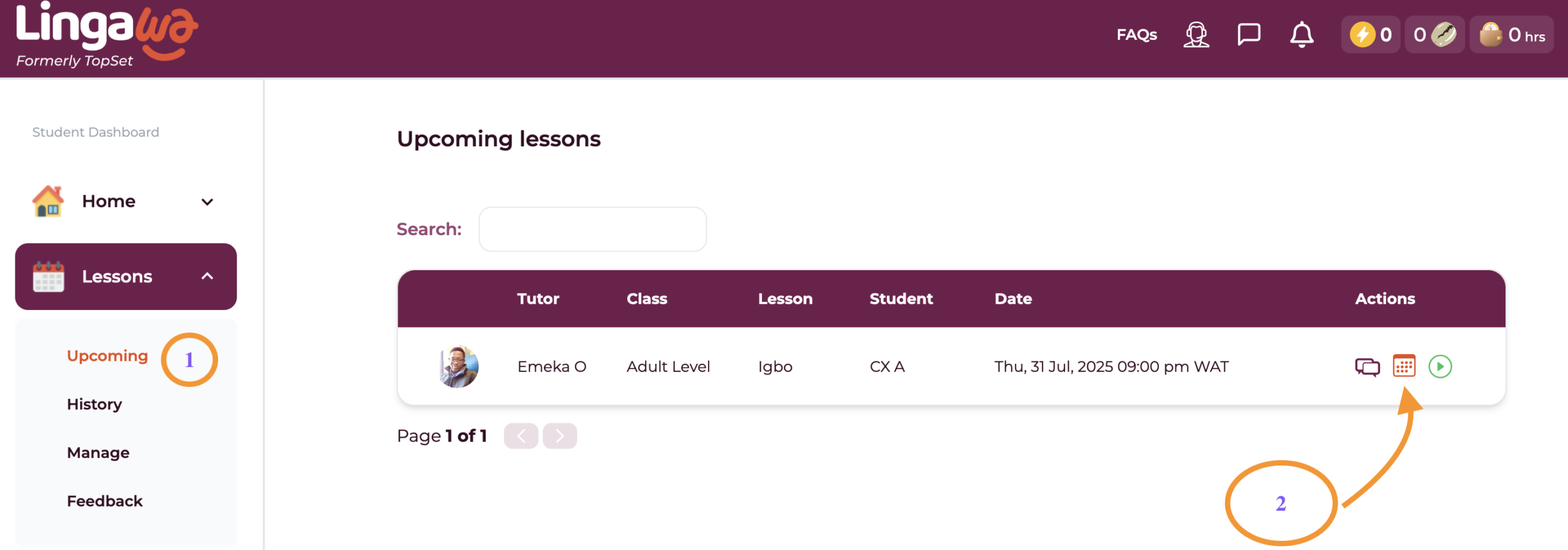 How to reschedule a lesson